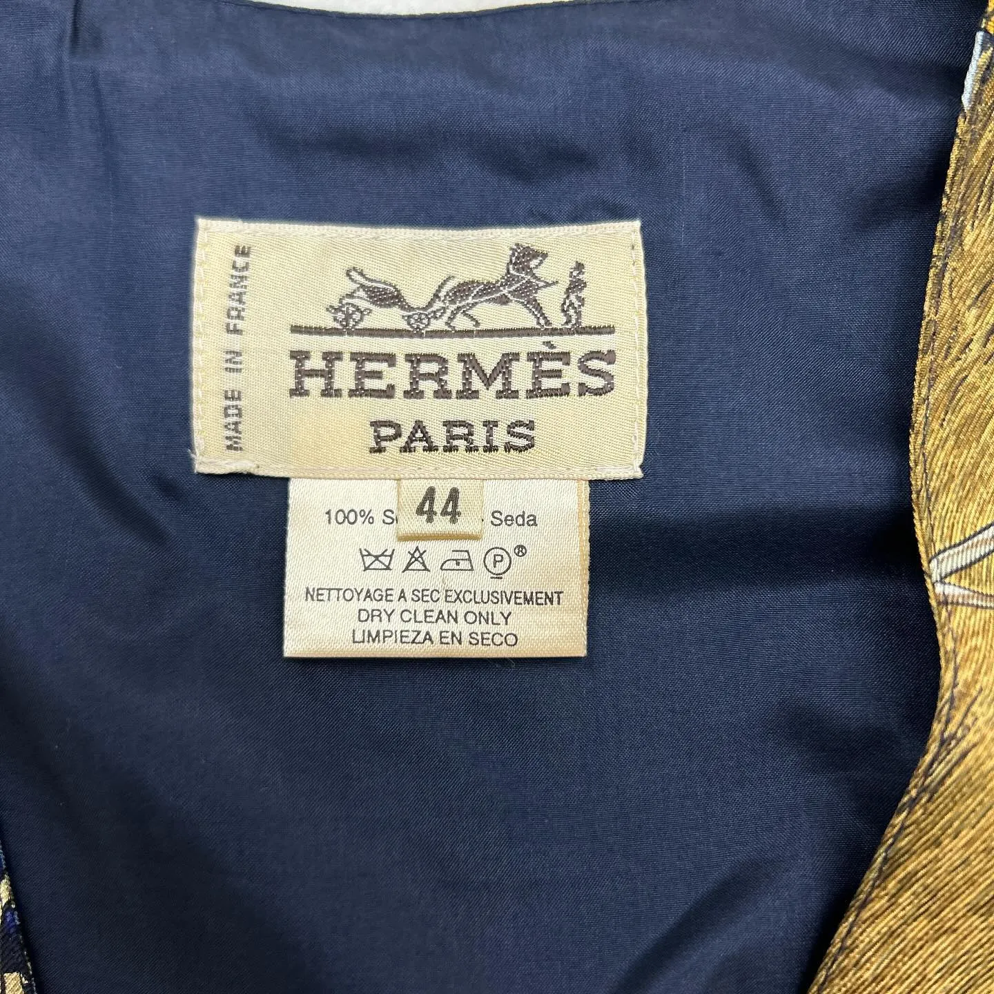 エルメスHERMES リバーシブルブルゾン