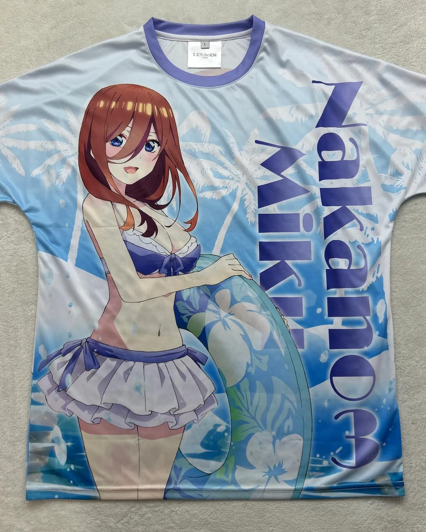 五等分の花嫁 フルグラフィックTシャツ