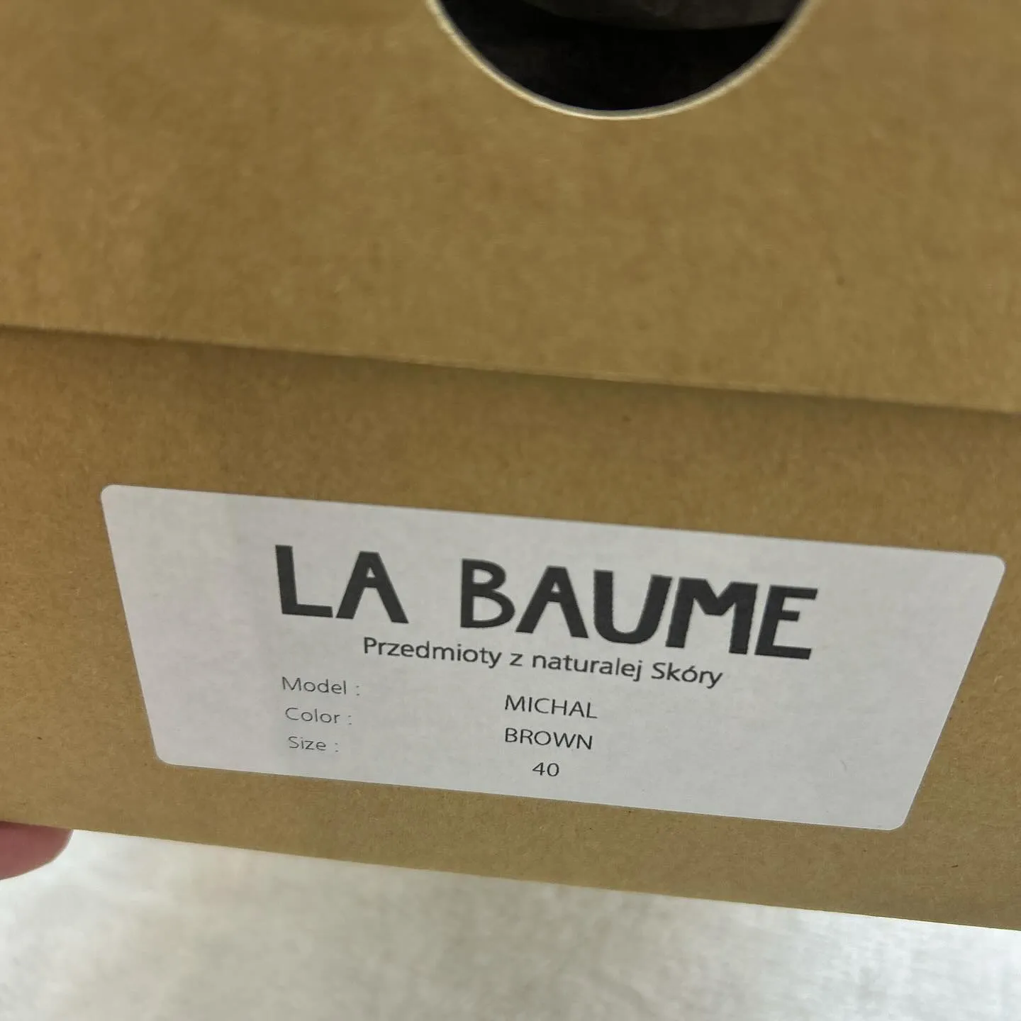 LA BAUMEラボーム　のレザーシューズ