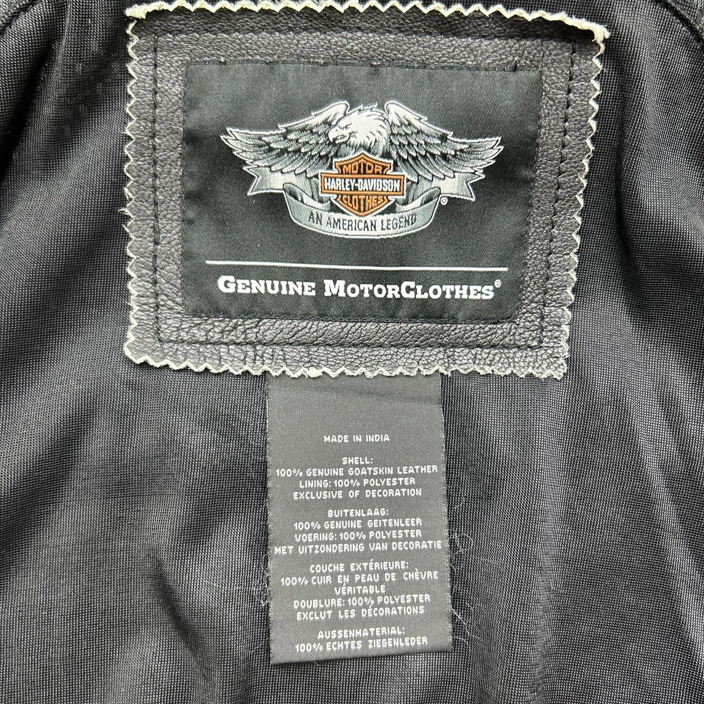 ハーレーダビッドソンのライダースジャケット