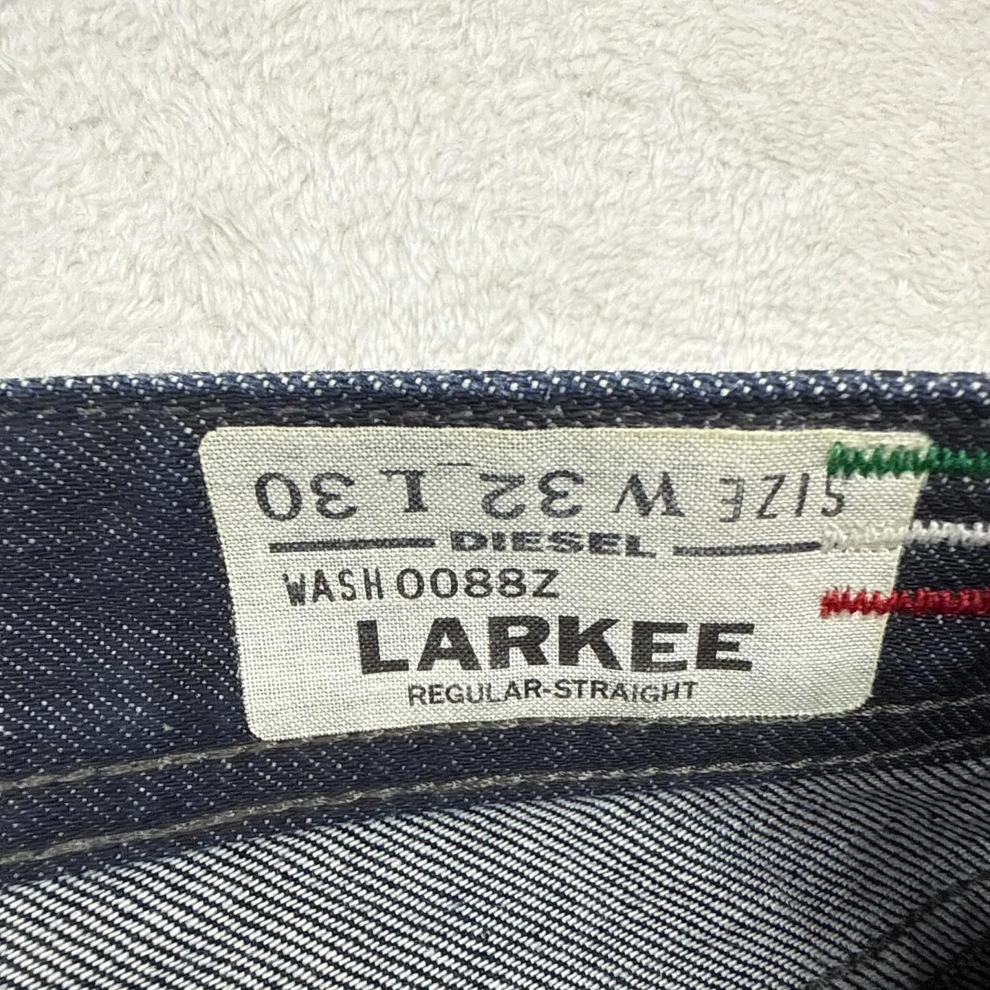 DIESELディーゼルの希少羊革リアルレザーパンツ