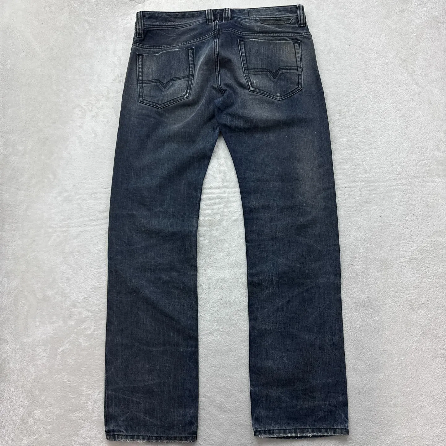 DIESELディーゼルの希少羊革リアルレザーパンツ