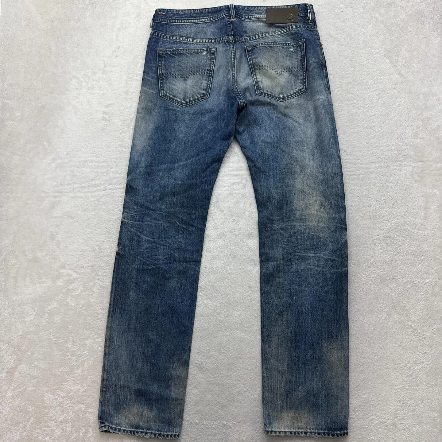 DIESELディーゼルの希少羊革リアルレザーパンツ