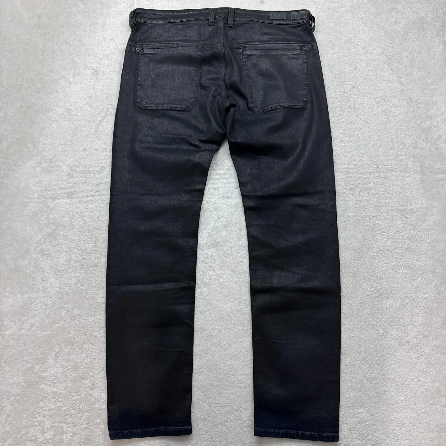 DIESELディーゼルの希少羊革リアルレザーパンツ