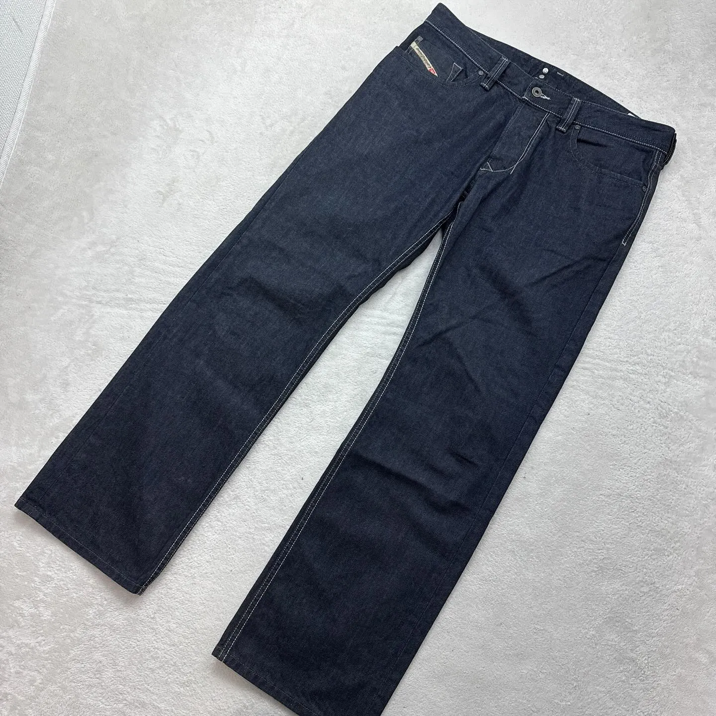 DIESELディーゼルの希少羊革リアルレザーパンツ