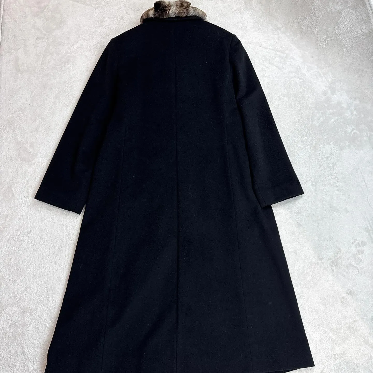レリアンのカシミヤ100%ロングコート