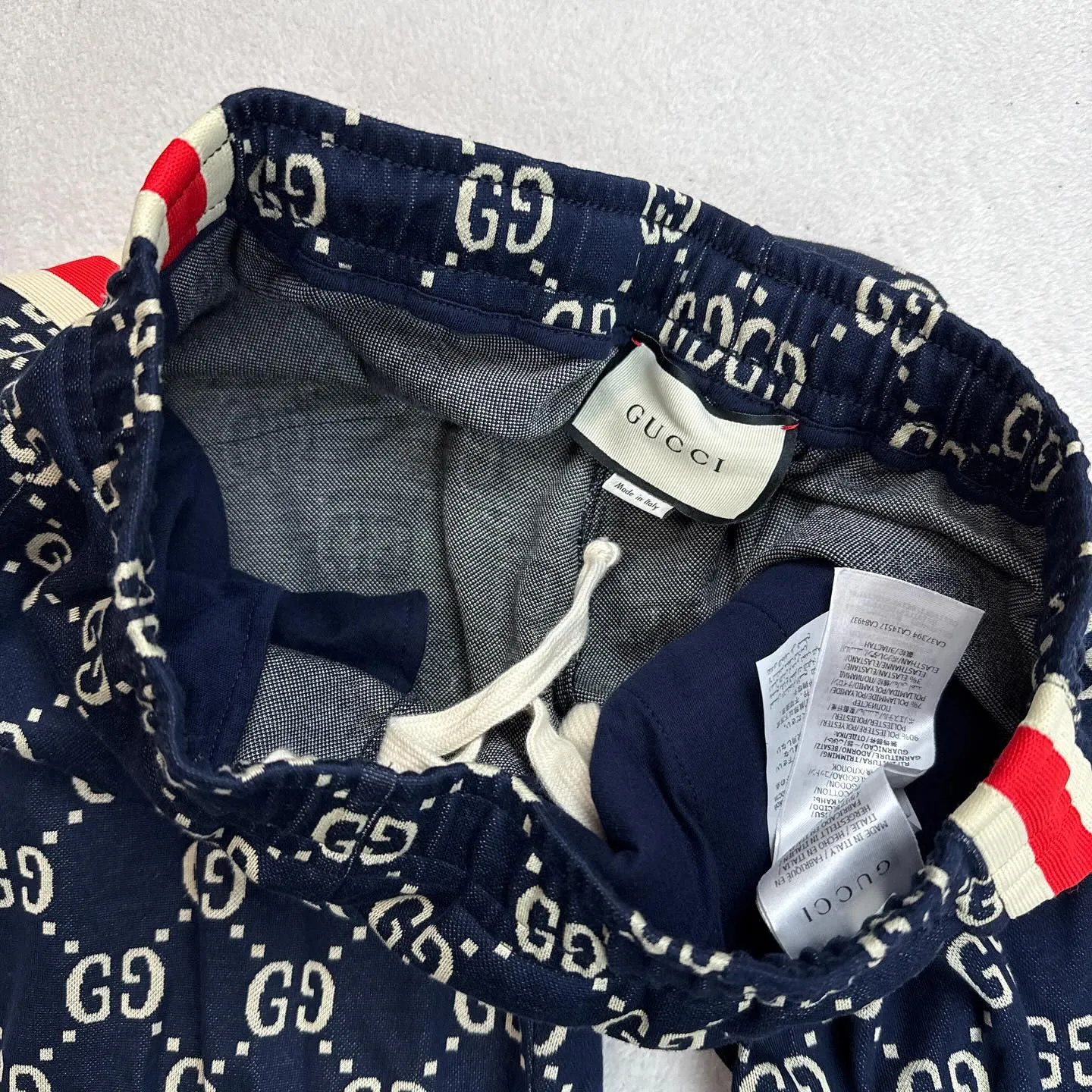 グッチGUCCIのGG柄ジョガーパンツ
